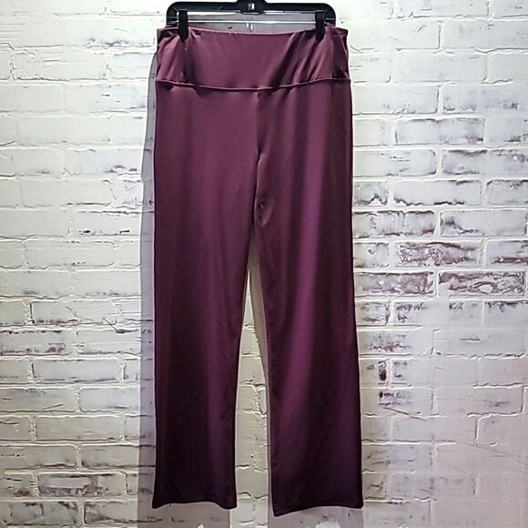 Crane Yoga Wine Colored Pants - Picture 1 of 6